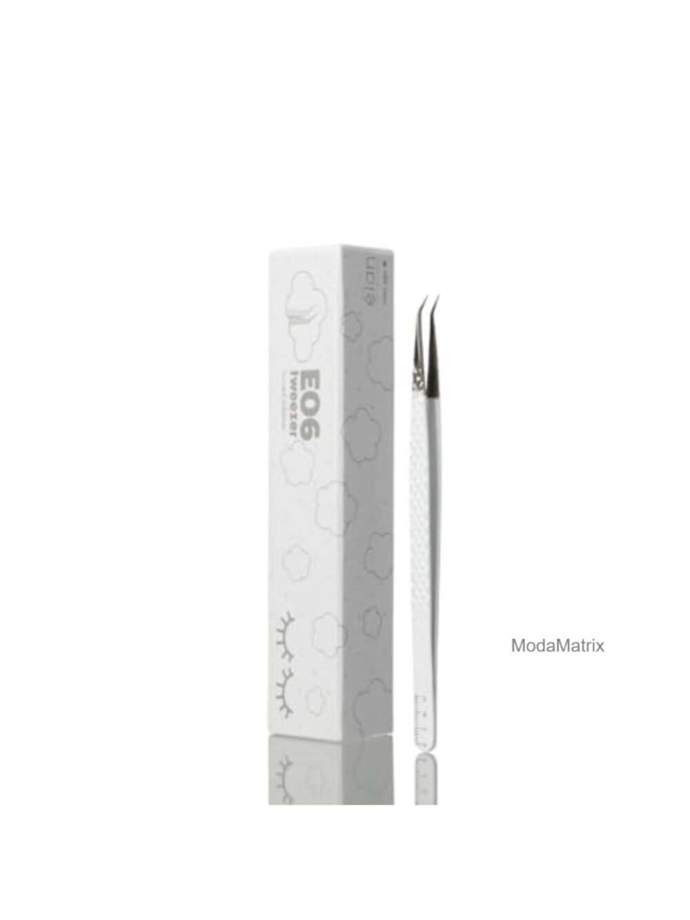 Curved Isolation Tweezers Lash Extension Tool Stainless Steel